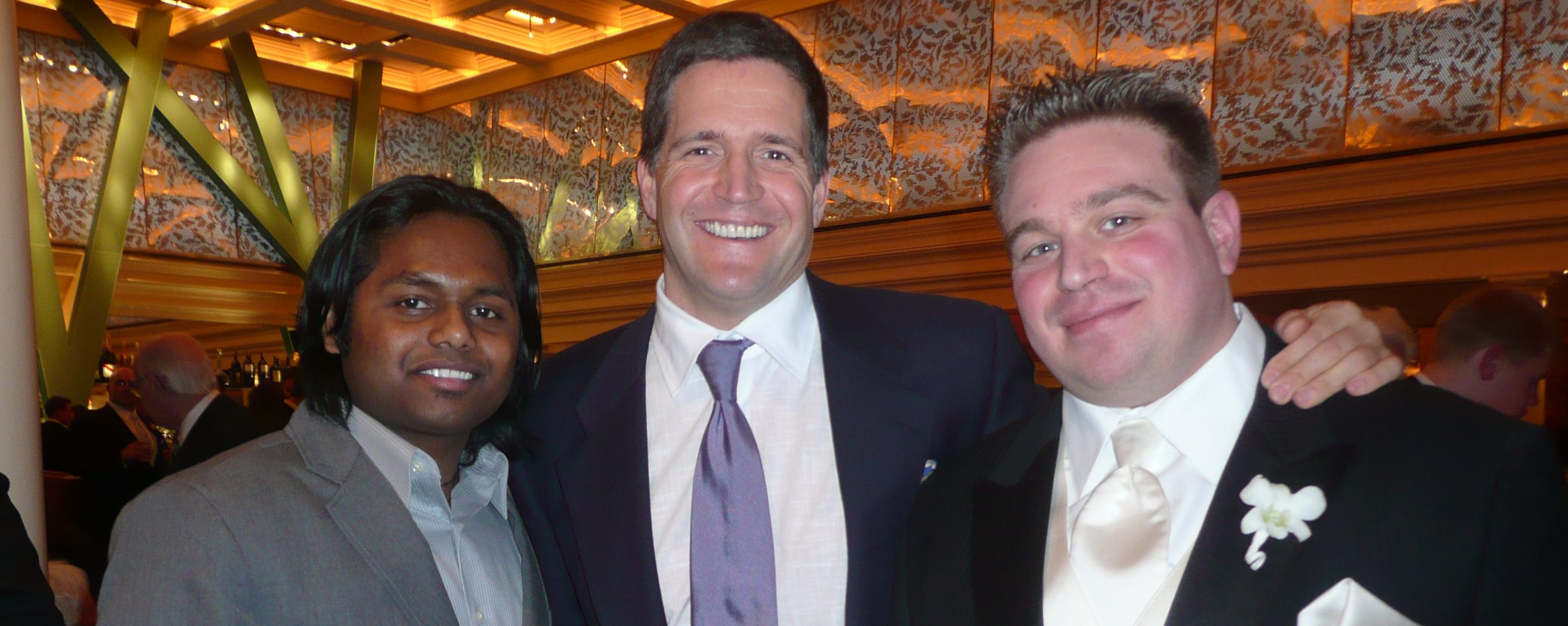 Krish, Miles, Dan (overdressed this time) - Miles Spencer