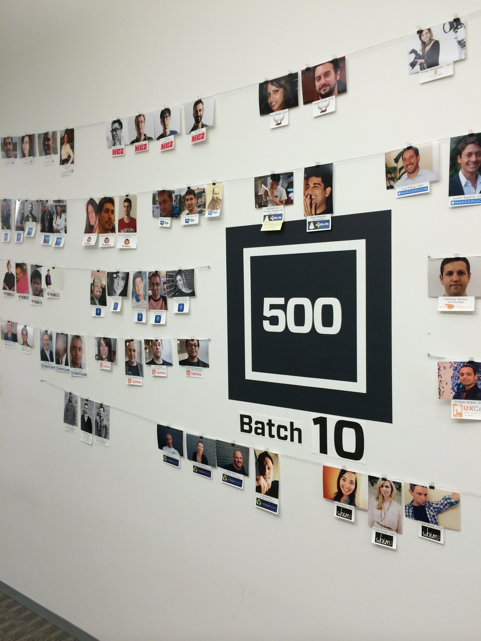 Who's That? Founder Wall!