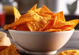 Miles Spencer - edited crunchy doritos bowl kitchen table sunny day generative ai 704724 4435